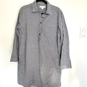 Michael Kors shirt dress m, size XL, black and white gingham